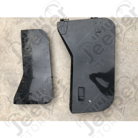 Occasion: Kit de 2 demi portes tôle origine noir pour Jeep CJ7 et Wrangler YJ