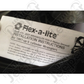 Ventilateur électrique pour 4L essence Jeep Wrangler TJ