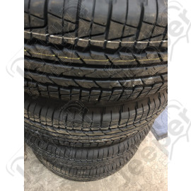Lot de 5 roues complètes neuves (prêtes à monter) pneus Kumho Road Venture 225/75R16 et jantes Modular noire 5x114.3 - 8x16