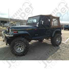 A VENDRE D'OCCASION: Jeep Wrangler YJ 4.0L année: 14/07/1992 4.0L essence 23 chevaux prix carte grise 391€ dans le gard 4 places accessoires et entretien: kit rehausse 4'' skyjacker body lift 2'' 5 jantes acier chromé 10x15 5 pneus BF Goodrich MU