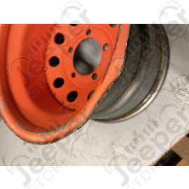Occasion : Jante acier Modular orange 5x139,7 - 10x15 pour Jeep C104, C101, GWSJ, WSJ, WJSW, WJT, VJ3
