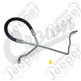 Durite de pression de direction assistée pour 3.8L , 4.2L et 4.9L V8 AMC Jeep CJ (3.8L et 4.2L: 1975 // 4.9L V8: 72-75)