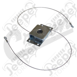 Serrure (fermeture) de hayon avec système à câbles pour hard-top Jeep CJ7 et Wrangler YJ