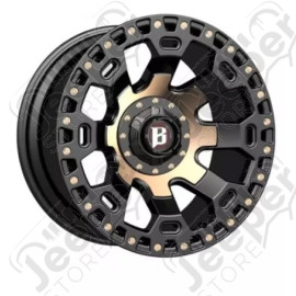 Jante aluminium Ballistic 975 Noir et bronze 9x20 / 5x127 / ET: +12 / CB: 78.3 - 975290550+12 - Jante alu 20 pouces