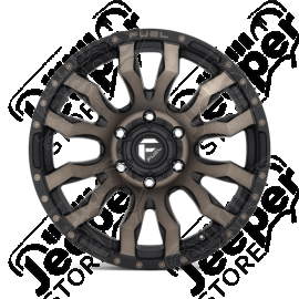 Jante aluminium Fuel Offroad noir et kaki D674 Blitz 5x127 / 9x18 / ET: +01 - 1450.177 / D67418907550