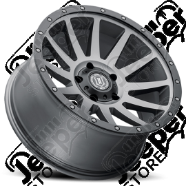 Jante aluminium Icon Alloys Compression Titanium - 9x18 / 5x127 / ET : 0 / CB: 71.6
