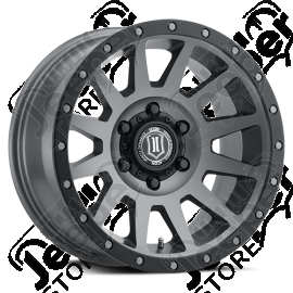 Jante aluminium Icon Alloys Compression Titanium - 9x18 / 5x127 / ET : 0 / CB: 71.6