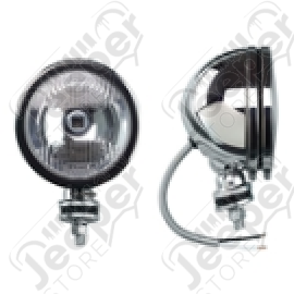 Phare halogène lampe portée rond en acier/Inox (diamètre: 5" - 12.70cm) 100W / 12V - JF515INOX