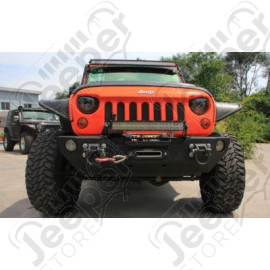 Pare chocs avant acier avec porte treuil pour Jeep Wrangler JK