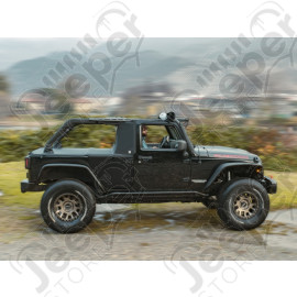 Bâche TRUCKTOP - Kit SUNTOP - Couleur : Black Diamond - Wrangler JK 2 et 4 portes - JKTUKBK / JKTKBK4 / ST-JKTKBK4