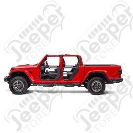 Kit de 2 demi portes tubulaires avant (gauche et droit) pour Jeep Gladiator JT