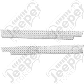 Kit de protections de bas de caisse en forme de L en aluminium - Jeep CJ7 - WAR913U