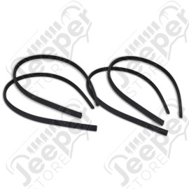 Kit 4 rajouts d'élargisseurs d'ailes +25mm pour Jeep Wrangler JL