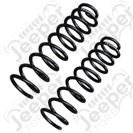 Kit de 2 ressorts hélicoïdaux avant de marque Teraflex taille: +3" (hauteur +7.62cm) pour Jeep Wrangler TJ 