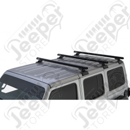 Kit de 3 barres de toit (Heavy Duty) Jeep Wrangler JL (4 portes) avec renfort dans le hardtop