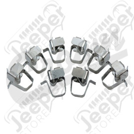 Kit de 8 clips de maintien de plaquettes de frein avant Jeep Wrangler J8 (Version militaire) - 5161765AA