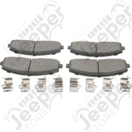 Kit de plaquettes de frein avant (avec clips) pour Jeep Wrangler JL - Avec des disques de frein avant de 1,1 pouce (2,79cm) d'épaisseur. - 68456066AA / 68456066 / CR-68456066AA / 0321.30
