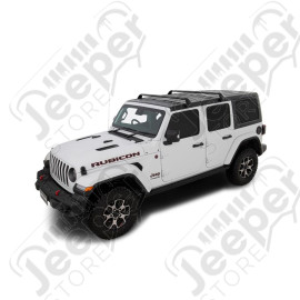 Kit de 2 barres de toit sur gouttière d'origine - Jeep Wrangler JL (4 portes) - SG59