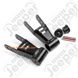 Kit de 2 jumelles de réhausse pour lames arrière +1.5" (+40mm) pour Jeep Cherokee XJ 