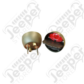 Lanterne feu arrière à ampoule 6V, 12V, 24V Jeep Willys MB, GPW, M201 