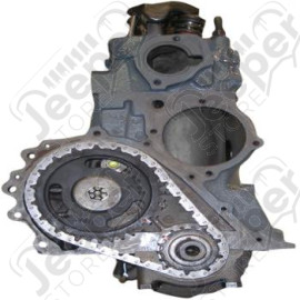 Moteur complet nu 4.2L 258cui Wrangler YJ Moteur Réusiné: Remise à neuf est un processus d'usine où les pièces d'origine du moteur de la voiture et de composants sont complètement démontés . Pièces d'usure sont remplacées , le reste soigneusement nettoyé