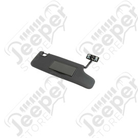 Pare soleil avant droit couleur noir pour Jeep Wrangler JK (phase 2)