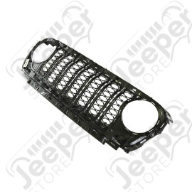 Calandre plastique noir satin version Rubicon Jeep Wrangler JL (phase 2) - 0839.31 / 7HQ96TZZAA + 7HQ93TZZAA + 7HQ98RXFAA