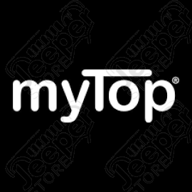 Bâche électrique Squareback by MyTop, Couleur : Burgundy (Bordeaux) pour Jeep Wrangler JL (2 portes)