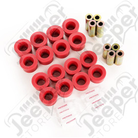 Suspension Control Arm Bushing Kit, Rear, Polyurethane; 07-18 JK/JKU