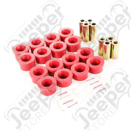 Suspension Control Arm Bushing Kit, Rear, Polyurethane; 07-18 JK/JKU