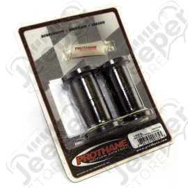 Suspension Leaf Spring Shackle Bushing Kit, Black; 87-95 Jeep YJ