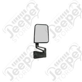 Door Mirror, Right, Black; 87-02 Jeep Wrangler YJ/TJ