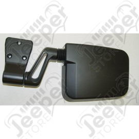 Door Mirror, Left, Black; 87-02 Jeep Wrangler YJ/TJ