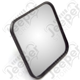 Door Mirror Head, Narrow, Black; 55-86 Jeep CJ5/CJ6/CJ7/CJ8