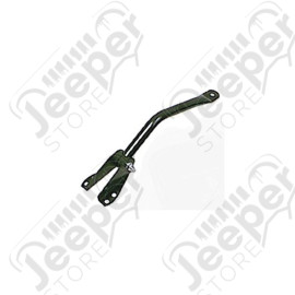 Door Mirror Arm Kit, Right, Bracket, Black; 55-86 Jeep CJ