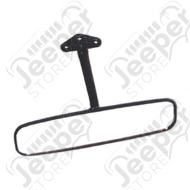 Interior Rear View Mirror Kit, Mounting Bracket; 41-75 Willys/Jeep CJ