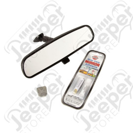 Interior Rear View Mirror Kit; 76-12 Jeep CJ/Wrangler/Cherokee