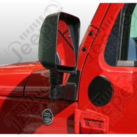 Kit de 2 bouchons pour boucher les trous des rétroviseurs sur les portes Jeep Wrangler JK