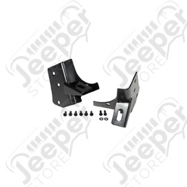 Light Mount Bracket Kit, Windshield; 97-06 Jeep Wrangler TJ