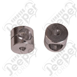 Door Mirror Arm Bushing Kit, Aluminum; 55-86 Jeep CJ