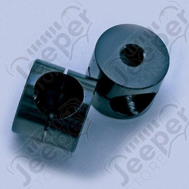 Door Mirror Arm Bushing Kit, Black; 55-86 Jeep CJ