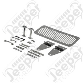 Hood Kit, Stainless Steel; 76-86 Jeep CJ/87-95 Jeep Wrangler