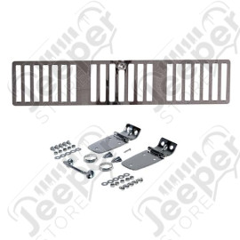 Hood Kit, Complete, Stainless Steel; 1997 Jeep Wrangler TJ