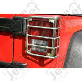 Euro Guard Kit, Tail Light, Metal; 07-18 Jeep Wrangler JK