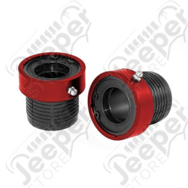 Axle Tube Seal Kit, Front, Red; 03-18 Wrangler Rubicon, for Dana 44