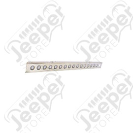 Bumper, Front, With Holes, Stainless Steel; 55-86 Jeep CJ