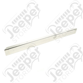 Bumper, Front, Without Holes, Stainless Steel; 55-86 Jeep CJ