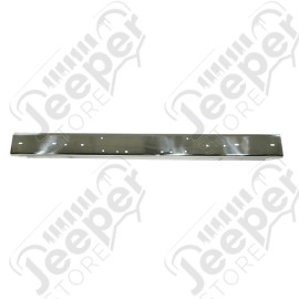 Bumper, Front, Stainless Steel; 87-95 Jeep Wrangler YJ