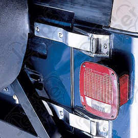 Tailgate Hinge Kit, Stainless Steel; 87-95 Jeep Wrangler YJ