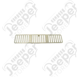 Cowl Vent Cover, Stainless Steel; 97-97 Jeep Wrangler TJ